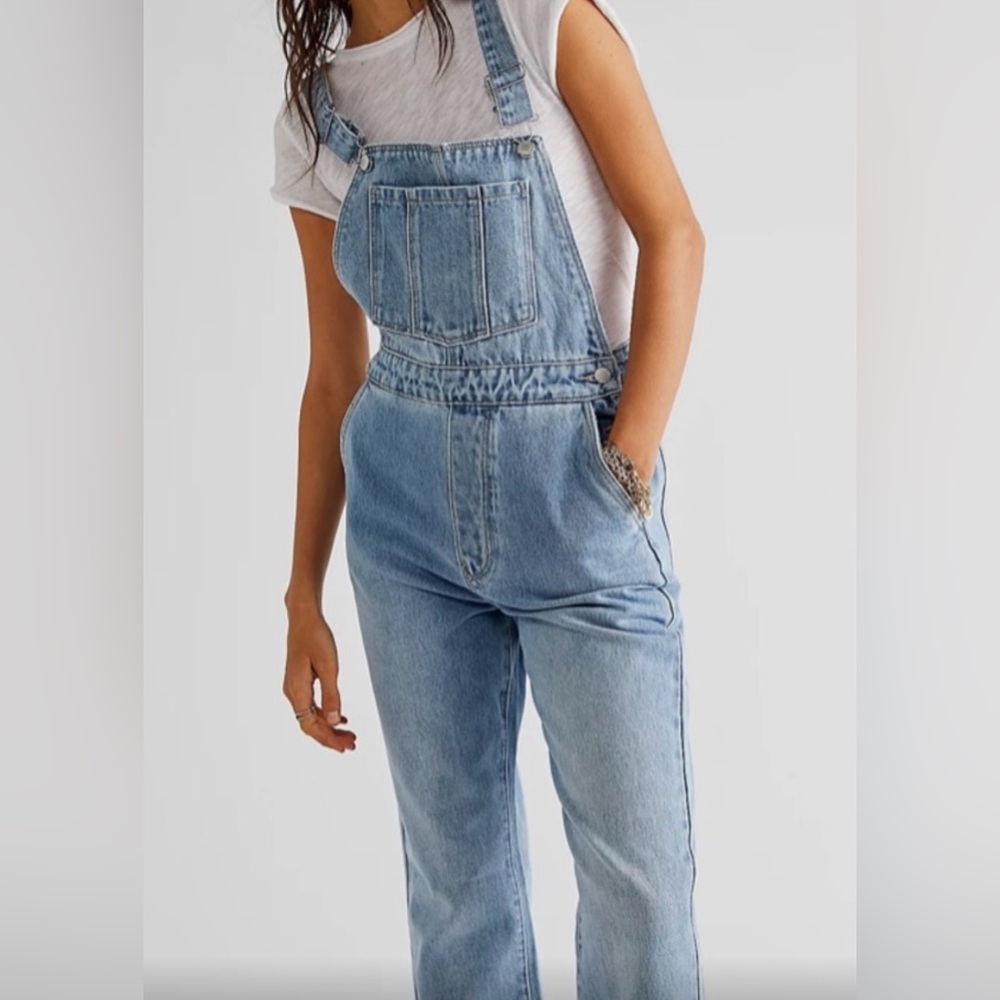 ROLLA’S High Rise Straight Overalls